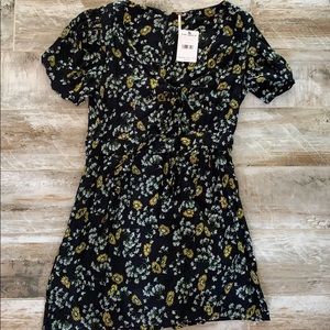 Free People sunflower print dress